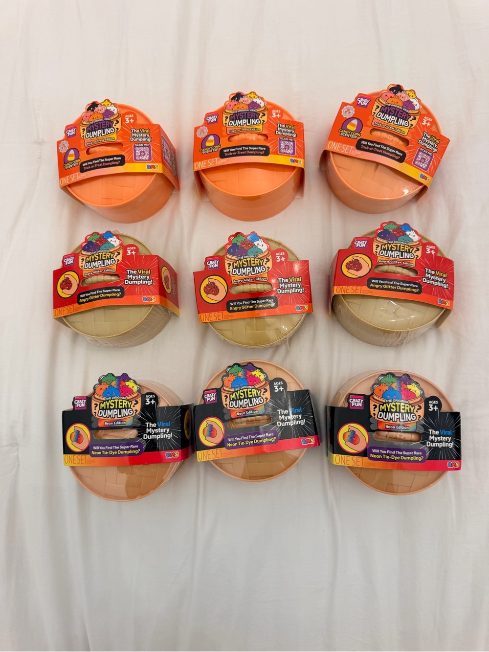 Lot of 9 Crazy Fun RMS Mystery Dumplings